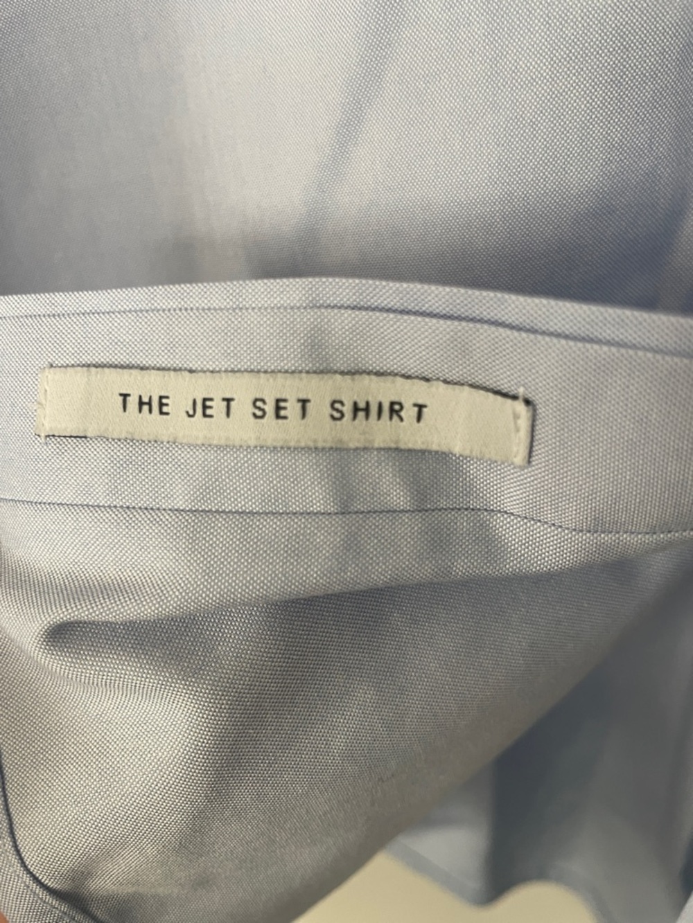 NWT The Jet Set Boyfriend Shirt in Blue Dawn - Picture 13 of 15